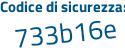 Il Codice di sicurezza è 196 continua con f648 il tutto attaccato senza spazi