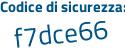 Il Codice di sicurezza è 73841 poi ba il tutto attaccato senza spazi