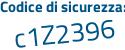 Il Codice di sicurezza è 69e5d continua con c2 il tutto attaccato senza spazi