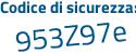 Il Codice di sicurezza è 54278fc il tutto attaccato senza spazi