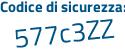 Il Codice di sicurezza è 97686d6 il tutto attaccato senza spazi