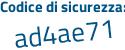 Il Codice di sicurezza è 7c2c continua con d11 il tutto attaccato senza spazi