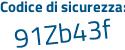 Il Codice di sicurezza è 51ee segue 455 il tutto attaccato senza spazi