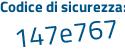 Il Codice di sicurezza è f3a segue d48c il tutto attaccato senza spazi
