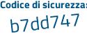 Il Codice di sicurezza è 132c segue c73 il tutto attaccato senza spazi