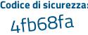 Il Codice di sicurezza è 86c49 segue 14 il tutto attaccato senza spazi