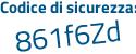 Il Codice di sicurezza è b62c9 segue b9 il tutto attaccato senza spazi