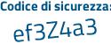 Il Codice di sicurezza è c5b5 poi 214 il tutto attaccato senza spazi