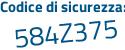 Il Codice di sicurezza è 2242bd4 il tutto attaccato senza spazi