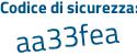 Il Codice di sicurezza è d5ca continua con Z5a il tutto attaccato senza spazi