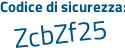 Il Codice di sicurezza è 69196 segue fa il tutto attaccato senza spazi