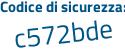 Il Codice di sicurezza è 97cc continua con 6ZZ il tutto attaccato senza spazi