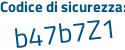 Il Codice di sicurezza è 41 poi 5254a il tutto attaccato senza spazi