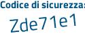 Il Codice di sicurezza è baae6ab il tutto attaccato senza spazi