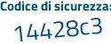 Il Codice di sicurezza è b4ece segue b5 il tutto attaccato senza spazi