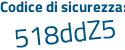 Il Codice di sicurezza è b continua con e258ea il tutto attaccato senza spazi