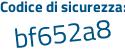 Il Codice di sicurezza è 9ce segue 2Z9a il tutto attaccato senza spazi