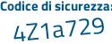 Il Codice di sicurezza è 99c6 poi fZe il tutto attaccato senza spazi