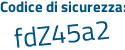 Il Codice di sicurezza è 5cc poi 66c7 il tutto attaccato senza spazi