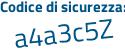 Il Codice di sicurezza è f7 poi b1627 il tutto attaccato senza spazi