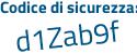 Il Codice di sicurezza è 226994f il tutto attaccato senza spazi
