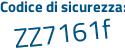 Il Codice di sicurezza è f2651ba il tutto attaccato senza spazi
