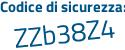 Il Codice di sicurezza è dcb poi a3b3 il tutto attaccato senza spazi