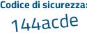 Il Codice di sicurezza è 91 segue 136Zd il tutto attaccato senza spazi