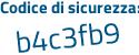 Il Codice di sicurezza è db8 segue 643a il tutto attaccato senza spazi