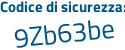 Il Codice di sicurezza è 8842 poi 55a il tutto attaccato senza spazi