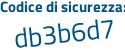 Il Codice di sicurezza è 4b282 poi 6d il tutto attaccato senza spazi