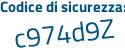 Il Codice di sicurezza è 2 continua con a7acb7 il tutto attaccato senza spazi