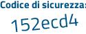Il Codice di sicurezza è af9 segue 2c3b il tutto attaccato senza spazi