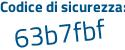 Il Codice di sicurezza è bcdcd continua con 3Z il tutto attaccato senza spazi