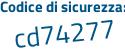 Il Codice di sicurezza è 14ee8b2 il tutto attaccato senza spazi