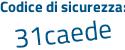 Il Codice di sicurezza è 88bc poi 93f il tutto attaccato senza spazi