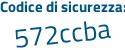 Il Codice di sicurezza è 5 segue b3e6b4 il tutto attaccato senza spazi