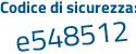 Il Codice di sicurezza è b385ed9 il tutto attaccato senza spazi