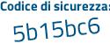 Il Codice di sicurezza è 195f9 continua con 73 il tutto attaccato senza spazi