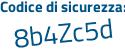 Il Codice di sicurezza è 852beae il tutto attaccato senza spazi