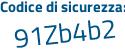 Il Codice di sicurezza è ef21445 il tutto attaccato senza spazi