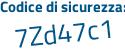 Il Codice di sicurezza è 6 poi ed7f93 il tutto attaccato senza spazi