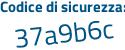 Il Codice di sicurezza è 233 segue 9f55 il tutto attaccato senza spazi