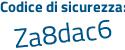 Il Codice di sicurezza è 8b33af2 il tutto attaccato senza spazi