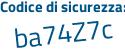 Il Codice di sicurezza è 5f658bf il tutto attaccato senza spazi