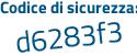 Il Codice di sicurezza è 1e5a9d4 il tutto attaccato senza spazi