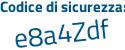 Il Codice di sicurezza è 4fd79a9 il tutto attaccato senza spazi