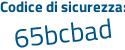 Il Codice di sicurezza è Z96 segue cc7f il tutto attaccato senza spazi