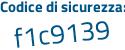 Il Codice di sicurezza è Za continua con e5fe5 il tutto attaccato senza spazi