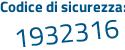 Il Codice di sicurezza è f9 segue 33Zce il tutto attaccato senza spazi